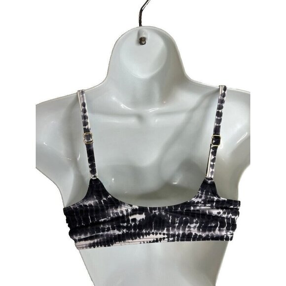 VInce Camuto Tie Dye Size Lace Up Bikini Top Size M - Picture 3 of 7